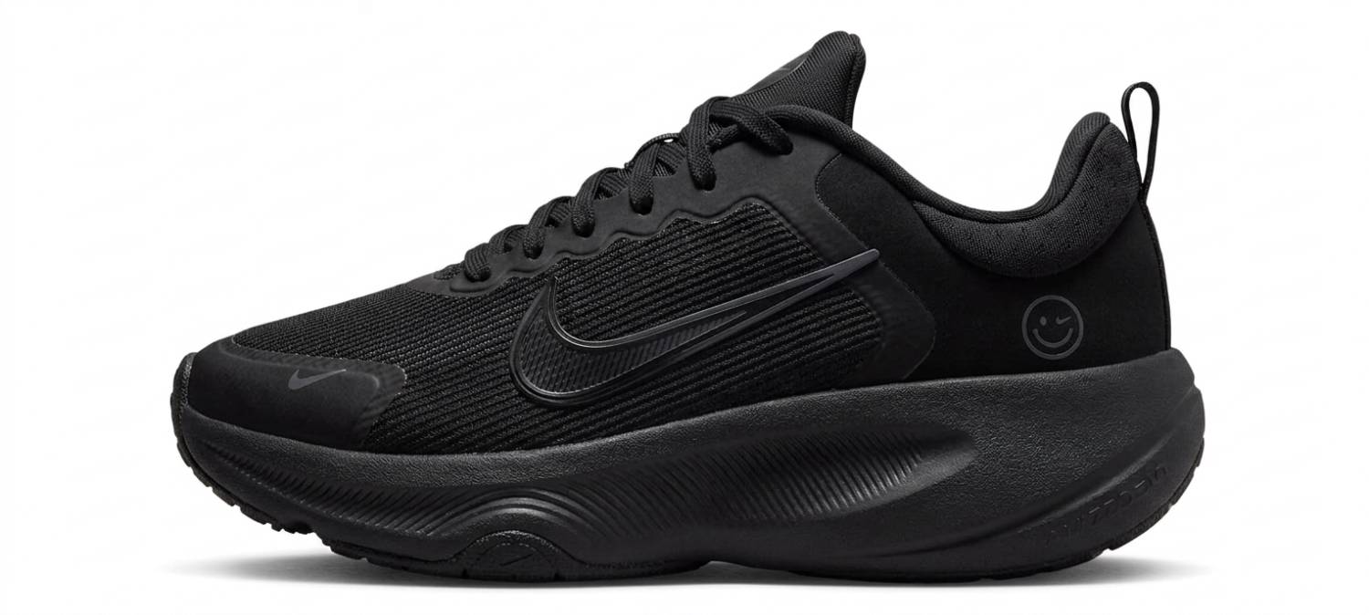 کفش پیاده‌روی و ورزشی مردانه نایکی مدل Nike Motiva (نسخه لبخند/Have a Nike Day) رنگ تمام مشکی