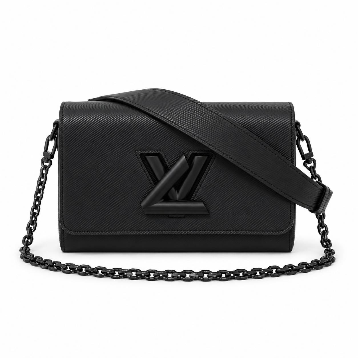 کیف وارداتی دوشی مجلسی زنانه لویی ویتون (Louis Vuitton) مدل Twist با قفل چرخشی لوکس _ V کیف