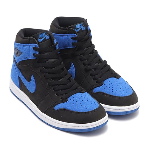 کفش ورزشی نایک مدل Air Jordan 1 High رنگ Royal Blue (آبی مشکی)