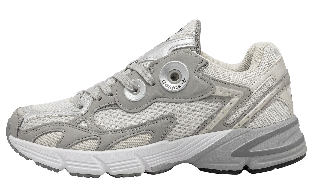 کفش پیاده‌روی زنانه طرح آدیداس (Adidas) مدل Astir رنگ طوسی نقره‌ای - کتانی اسپرت و کژوال مخصوص استفاده روزمره و باشگاه
