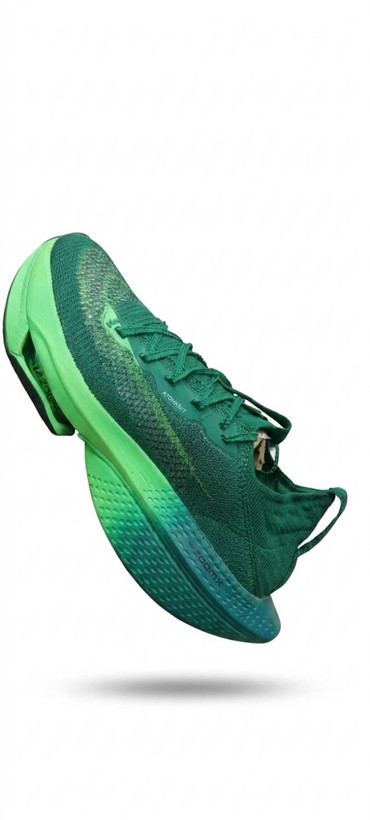 کفش دویدن تخصصی نایکی مدل Air Zoom Alphafly NEXT% 2 رویه AtomKnit سبز